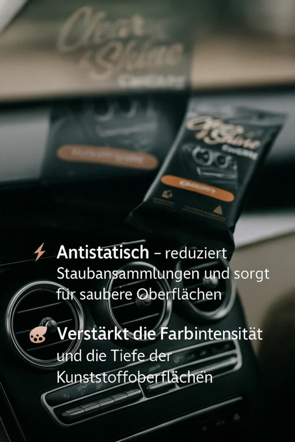 Feuchttücher Auto Reinigungstücher Glanzeffekt 24 Stk.