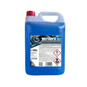 5L Wotan´s Kühlerfrostschutzmittel G11 – silikathaltiger Frost- und Korrosionsschutz, ideal für ältere Motoren und Aluminiumkühler, zuverlässiger Motorschutz bis -35°C