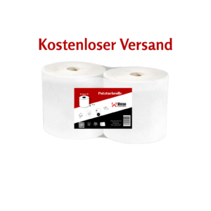 Putztuchrolle 2-lagig Weiß - 28×26 cm, 500 Blatt, 240 m, FSC-zertifiziert